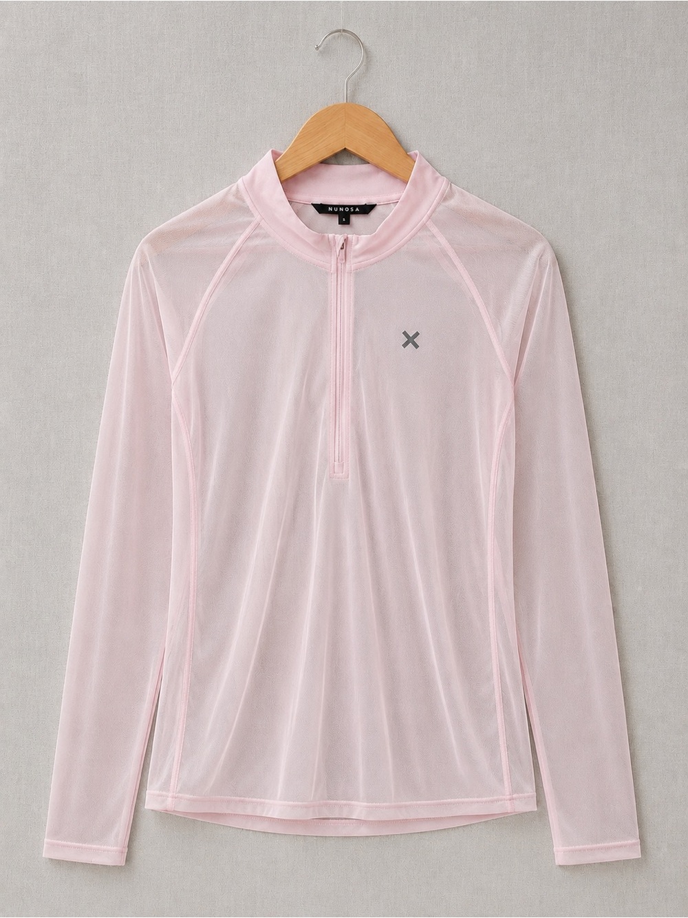 Boutine LA Light Pink Long Sleeve Swim Coverup